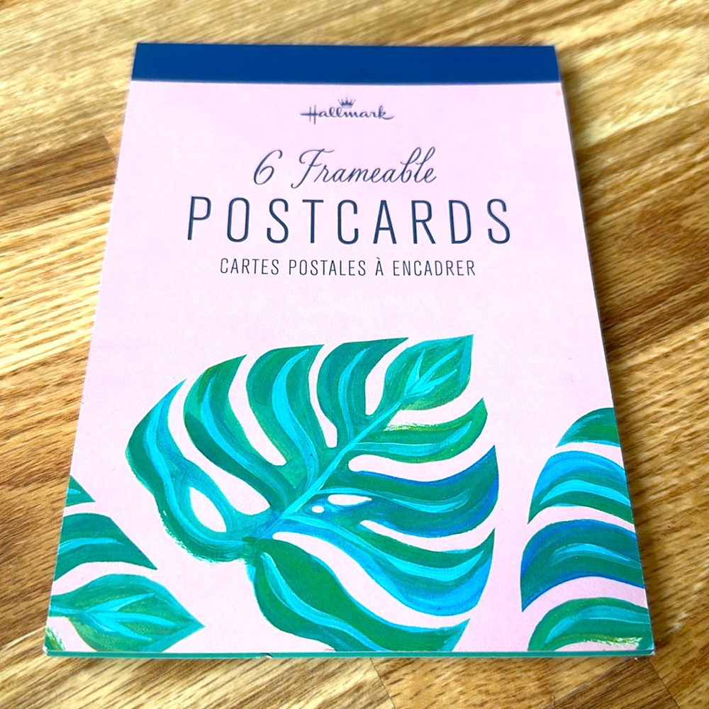 💚5 Hallmark six framable postcards New